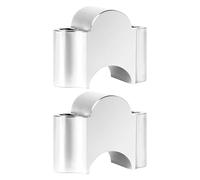 Motorcycle Handle Bar Riser For RM125 For RMZ250 For RMX450Z For RMZ450 One Pair Bar Mount Handle Clamp 11/8" 28 Mm Bars Handlebar Riser Kit Handlebar Risers(28mm Chrome)