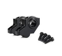 Motorcycle Handle Bar Riser For ROYAL For ENFIELD For Himalayan SCRAM 411 Hunter 350 SCRAM411 Hunter350 7/8" Handlebar Risers Extension Back Moved Riser Handlebar Riser Clamp(Matte Black)