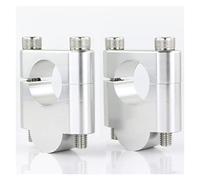 Motorcycle Handle Bar Riser For SWM RS 300 R 500 R 650 R SM 500 R RS 650 For Superdual Handlebar Risers 1 1/8" 28mm Mounting Handle Bar Risers Clamps Handlebar Riser Clamp(Silver Riser 30mm)
