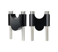 Motorcycle Handle Bar Riser Universal CNC Motorcycle Handlebar Riser 7/8" 22mm 1 1/8" 28mm Universal Bar Clamps 22/28mm Handlebar Riser Clamp(28mm Black)