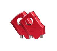 Motorcycle Handle Bar Risers 7/8" 22mm 28mm Handlebar Riser Mount Clamp Handle Bar Risers Handle Bar Grip Part Motorcycle For Motorcycle riser fitting(Rood,22mm)