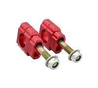 Motorcycle Handle Bar Risers Universal Motorcycle Handlebar Riser Mount Clamps Kit Adapter For 1-1/8" Bar Handlebar 28.6mm Motorcycle riser fitting(Silver.)