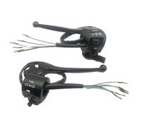 Motorcycle Handle Bar Switches Clutch And Brake Lever Handlebar Left Right Turning Signal Controller For Suzuki For Jincheng AX100 Motorcycle Handlebar Switch Control Button(Left and Right)