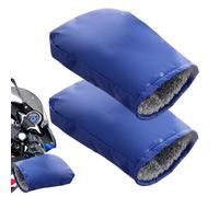 Motorcycle Handle Covers - Reflective ATV Gloves, Thermal Cold Weather Protector | Windproof Thickened Fleece Lined Mitts Riding Gear, Outdoor Winter Warm Hand Guard for Scooter Motorbike