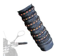 Motorcycle Handle Grip Tape, Soft Foam Bikkes Handlebar Wrap, Pu Material Non-Slip Two-Color Grip For Comfortable Ride Bicycles Motorcycles Fitness Equipment