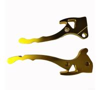Motorcycle Handle Grips Aluminum Alloy Ergonomic(Gold)