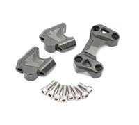 Motorcycle Handle Rising Motorcycle 28mm Handlebar Riser Heighten Move Back Handle Bar For Benelli For TRK502 For TRK502X For TRK 502C For BJ500 Handlebar Bar Risers(Titanium)