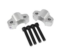 Motorcycle Handle Rising Motorcycle 28mm Handlebar Riser Up Bracket Mount Kit For Tenere 700 For T7 For XTZ700 For XTZ690 2019-2023 Handlebar Bar Risers(Silver)