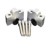 Motorcycle Handle Rising Motorcycle Handlebar Riser Adapter Kit Moves Bar Height Up Rise +30mm For Vulcan S 650 For VN For EN650 2019-2024 Handlebar Bar Risers(Silver)