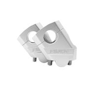 Motorcycle Handle Rising Motorcycle Handlebar Riser Mount Handle Bar Clamp Rise Extend Adapter For Suzuki For VStrom For 800DE 2023 2024 Handlebar Bar Risers(Silver)