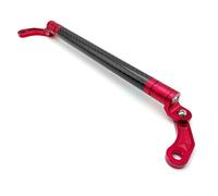 Motorcycle Handlebar Accessories For PCX 125 150 160 Motorcycle Handlebar Balance Cross Bar Lever Carbon Look Style Phone Navigation Stent(Red)