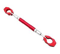 Motorcycle Handlebar Adjustable Aluminum Alloy Motorcycle Balance Bar Sturdy Handlebar Brace For 22mm Sports Motorbike Ride Balance Handlebar Cross Bar(Red)