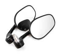Motorcycle Handlebar Bar End Rearview Mirrors Universal 7/8" 22mm Handle For Kawasaki Z1000 Z750