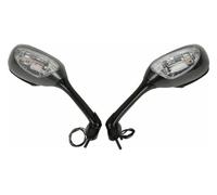 motorcycle handlebar bar mirror For S&uzuki For GSXR1000 2005 2006 2007 2008 2009 2010 2011 2012 2013 2014 2015 Motorcycle Turn Signal Rearview Side Wing Mirror(Carbon Clear Lens)