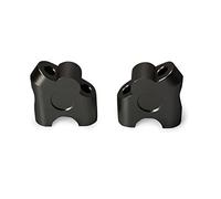 Motorcycle Handlebar Bar Risers Clamp For 7/8 22mm Fat Handlebars Clamp Motorbike Accessories Universal Anodized 2 Inch Pivoting Motorcycle Handlebar Handle Bar Riser(2)