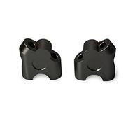 Motorcycle Handlebar Bar Risers Clamp For 7/8 22mm Fat Handlebars Clamp Motorbike Accessories Universal Anodized 2 Inch Pivoting Motorcycle Handlebar Handle Bar Riser(Full Set D)