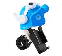 Motorcycle Handlebar Cell Phone Clamp, Motorcycle Phone Holder | Bike Clamp Mount with Handlebar Sunshade | 360° Adjustable Handlebar Cell Phone Holder for