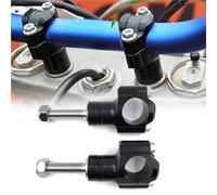 Motorcycle Handlebar Clamp CNC Aluminum Alloy Bar Clamps 1 1/8" 28mm for Handlebar Riser