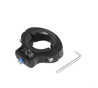 Motorcycle Handlebar Clamp Mount 22-32mm for Action Camera - Heavy Duty Aluminum Alloy Bracket with 1/4 Thread for Hero for insta360 for dji Bike Pole Holder Black(Black)