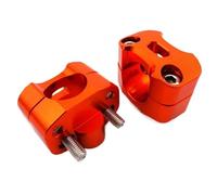 Motorcycle handlebar clamp riser Motorcycle CNC Fat 1 1/8'' 28mm Handlebar Handle Bar Clamp Adapter Risers Taper For Pit For Pro For Dirt For Motor For Bike For ATV