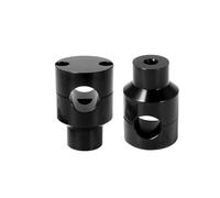 Motorcycle Handlebar Clamps Riser for Shadow for VTX for Valkyrie for Standard for Tourer Handlebar Riser Up Bracket Clamp Kit 1'' 7/8" Handle Bars Motorbike Handle Bars(Black 22mm)