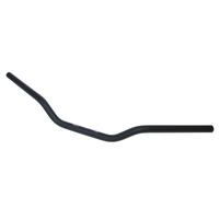 motorcycle handlebar classic aluminum matt black 22mm - 730mm