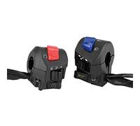 Motorcycle Handlebar Control 2Pcs 7/8" Left and Right Mount Switch With Horn and Ignition Control On/Off Button