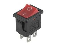 Motorcycle Handlebar Control Switch 10/30/100 Pcs KCD1 Snap - In Boat Rocker Switch SPST ON - OFF 2/3/4 Pin 250V 6A (AC) 125V 10A 2P Toggle Power Snap Switch