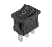 Motorcycle Handlebar Control Switch 10/30/100 Pcs KCD1 Snap - In Boat Rocker Switch SPST ON - OFF 2/3/4 Pin 250V 6A (AC) 125V 10A 2P Toggle Power Snap Switch
