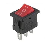 Motorcycle Handlebar Control Switch 10/30/100Pcs Snap-in Boat Rocker Switch Toggle Power SPST ON-OFF 2/3/4 Pin AC 250V 6A 125V 10A 2Pin Position Snap Switch