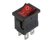 Motorcycle Handlebar Control Switch 10/30/100Pcs Snap-in Boat Rocker Switch Toggle Power SPST ON-OFF 2/3/4 Pin AC 250V 6A 125V 10A 2Pin Position Snap Switch