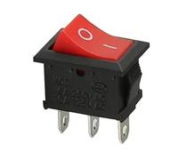 Motorcycle Handlebar Control Switch 10/30/100Pcs Snap-in Boat Rocker Switch Toggle Power SPST ON-OFF 2/3/4 Pin AC 250V 6A 125V 10A 2Pin Position Snap Switch