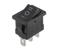 Motorcycle Handlebar Control Switch 10/30/100Pcs Snap-in Boat Rocker Switch Toggle Power SPST ON-OFF 2/3/4 Pin AC 250V 6A 125V 10A 2Pin Position Snap Switch
