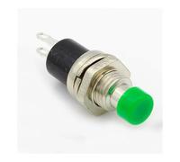 Motorcycle Handlebar Control Switch 10PCS 7mm Thread Multicolor 2 Pins Momentary Push Button Switch PBS-110 Lockless Reset ON/OFF