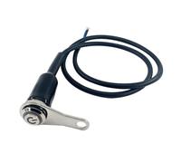 Motorcycle Handlebar Control Switch 1PC 12V LED Motorcycle Switch ON+OFF Handlebar Mount Alloy Waterproof Fog Light Lamps Motorbike Horn Push Button(Blue)