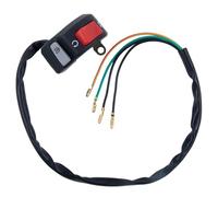 Motorcycle Handlebar Control Switch 1pc Motorcycle Horn Power Supply Engine Start Switch For 7/8” Scooter Snowmobile Handlebar Fog Light Hazard Button(1pcs 1)