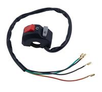Motorcycle Handlebar Control Switch 1pc Motorcycle Horn Power Supply Engine Start Switch For 7/8” Scooter Snowmobile Handlebar Fog Light Hazard Button(1pcs)