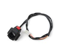 Motorcycle Handlebar Control Switch 22mm Durable ATV Motorcycle Dual Sport Quad Start Horn Kill Off Stop Switch Button Motorbike Accessories Control Handle Switches(Flameout Red)