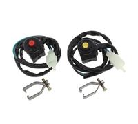 Motorcycle Handlebar Control Switch 2Pcs Start Horn Kill Off Stop Switch Button For ATV Motorcycle Dual Sport Dirt Quad Motorbike