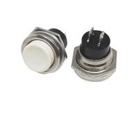 Motorcycle Handlebar Control Switch 5/20PCS 16MM Power Switch Round Red Switch DS-212 Small Self-Reset Momentary Push Button Start Compound Button Power Switch
