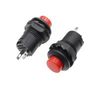 Motorcycle Handlebar Control Switch 5PCS DS-228 3A /125VAC 1.5A/250VAC On/off Momentary Push Button Switches DS-428 Self Return Locking Push Button Switch