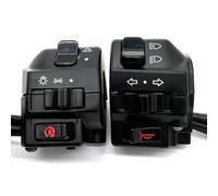 Motorcycle Handlebar Control Switch 7/8" 22mm Motorcycle Switches Handlebar For Universal Motorbike Horn Turn Signal Headlight Control Buttons(1pair)
