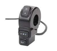 Motorcycle Handlebar Control Switch DC12V 3 In1 Motorcycle Switch ATV Quad Headlights Turn Signal Horn ON/OFF Button For Bike Scooter ATV For Handlebar