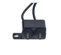 Motorcycle Handlebar Control Switch Motorcycle Handlebar Switches On/off Button Connector Push Dual Button Switch For Motorbike ATV Scooter