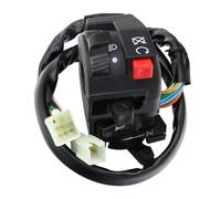 Motorcycle Handlebar Controller Switch 7/8" 22mm Motorcycle Handlebar Control Switches Headlight Turn Signal Indicator Switch Horn Button For Most 110-250cc ATVs