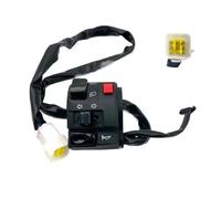 Motorcycle Handlebar Controller Switch Left 22mm Motorcycle Switches Motorbike Horn Button Turn Signal Warning Light Handlebar Controller Switch Motorbike Accessories
