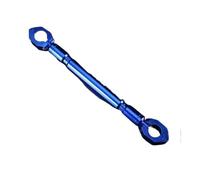 Motorcycle Handlebar Cross Bar Reinforced Thick Front Balance Modification Parts Handlebar Drag Bar(Blue)