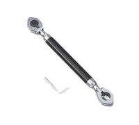 Motorcycle Handlebar Cross Bar Reinforced Thick Multifunctional Pull Rod Front Balance Parts Motorcycle Handlebars(Handlebar-Black)