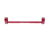 Motorcycle Handlebar Cross Bar Reinforced Thick Pull Rod Front Balance Modifiable Parts Handlebar Stabilizer(Red)