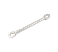 Motorcycle Handlebar Crossbar Motorcycle 22mm Universal Modification Faucet Pole Tension Bar Handlebar Crossbar Navigation Bracket Expansion Bar Balance Bar(Silver)